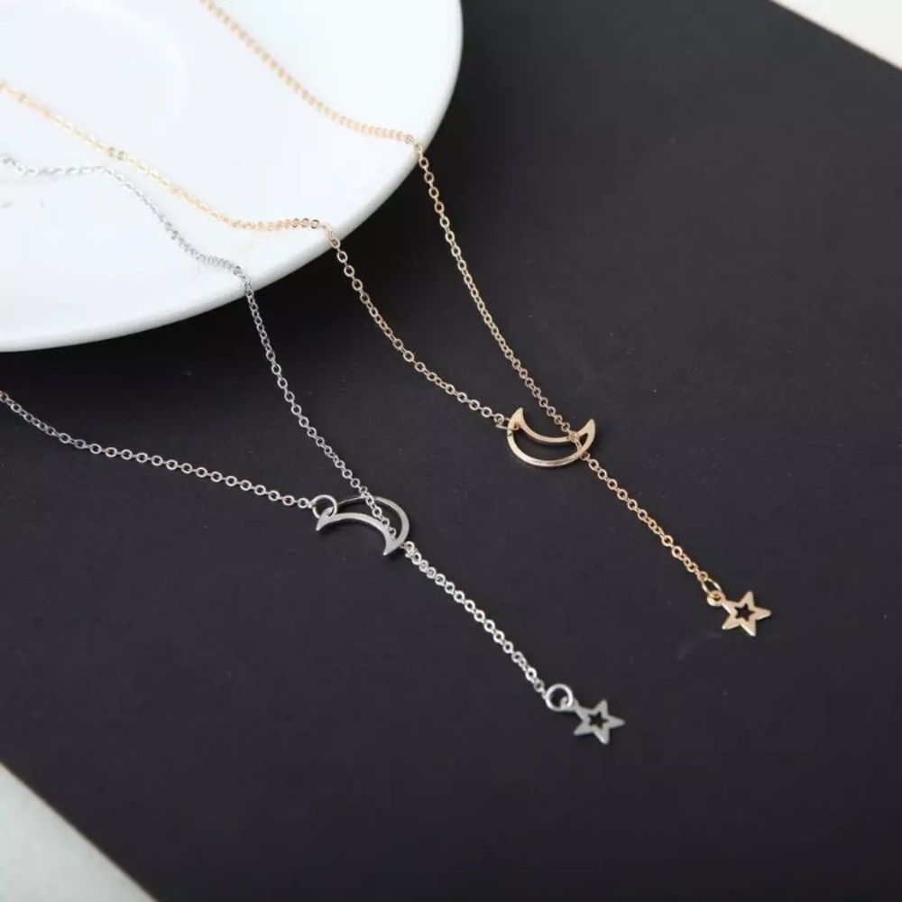 🔴5/$15🔴CLEARANCE Silver Moon Dainty Choker NEW - Picture 9 of 12